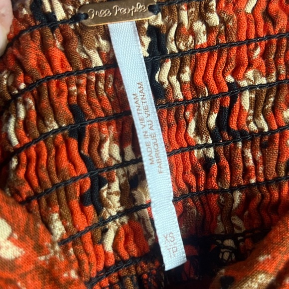 Free People Pattern Play Floral Mini Dress XS - Picture 6 of 10